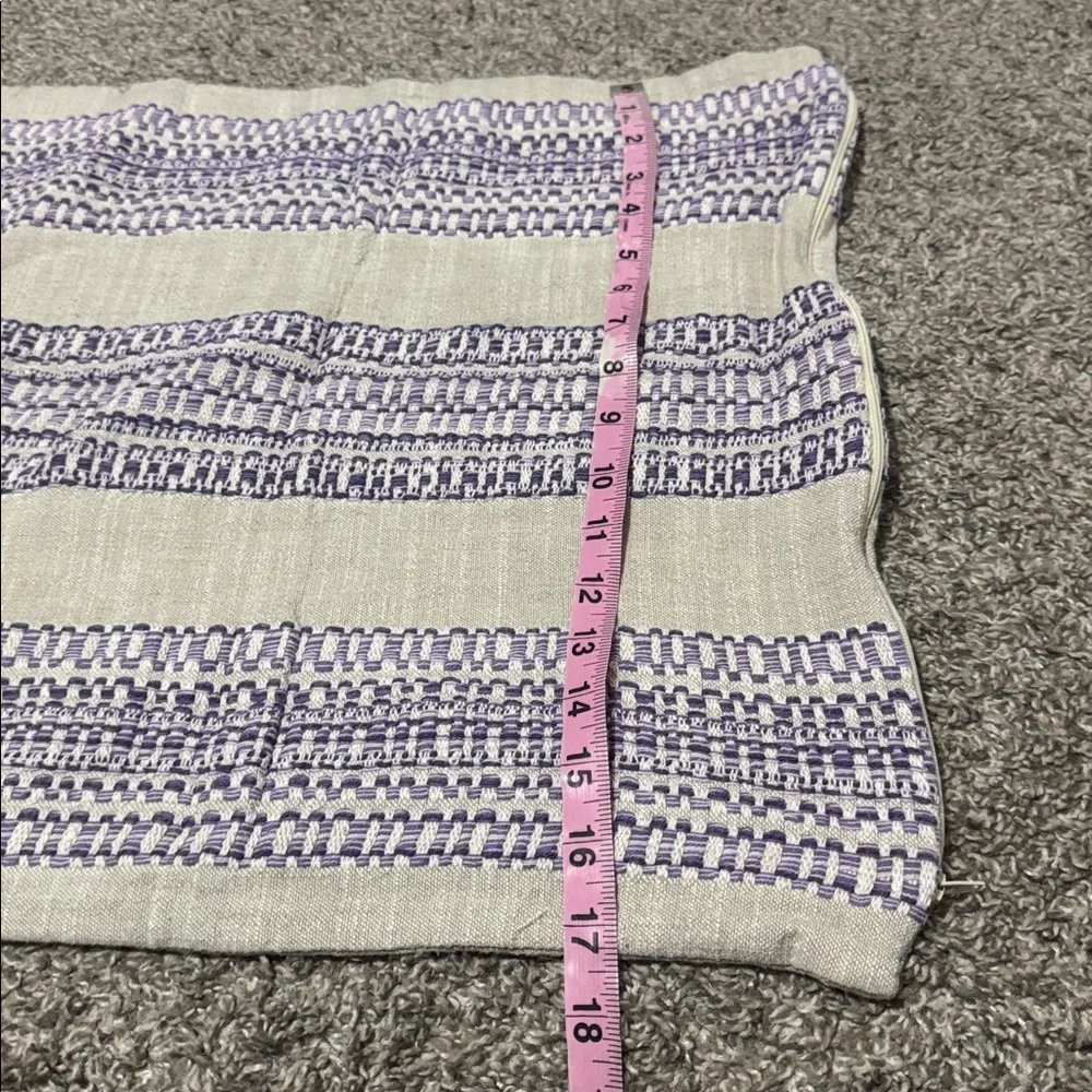 Crate & Barrel Striped Pillow Cover